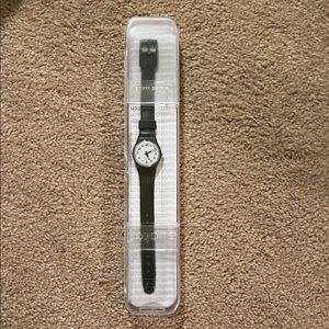 Swatch Classic Black and White Watch